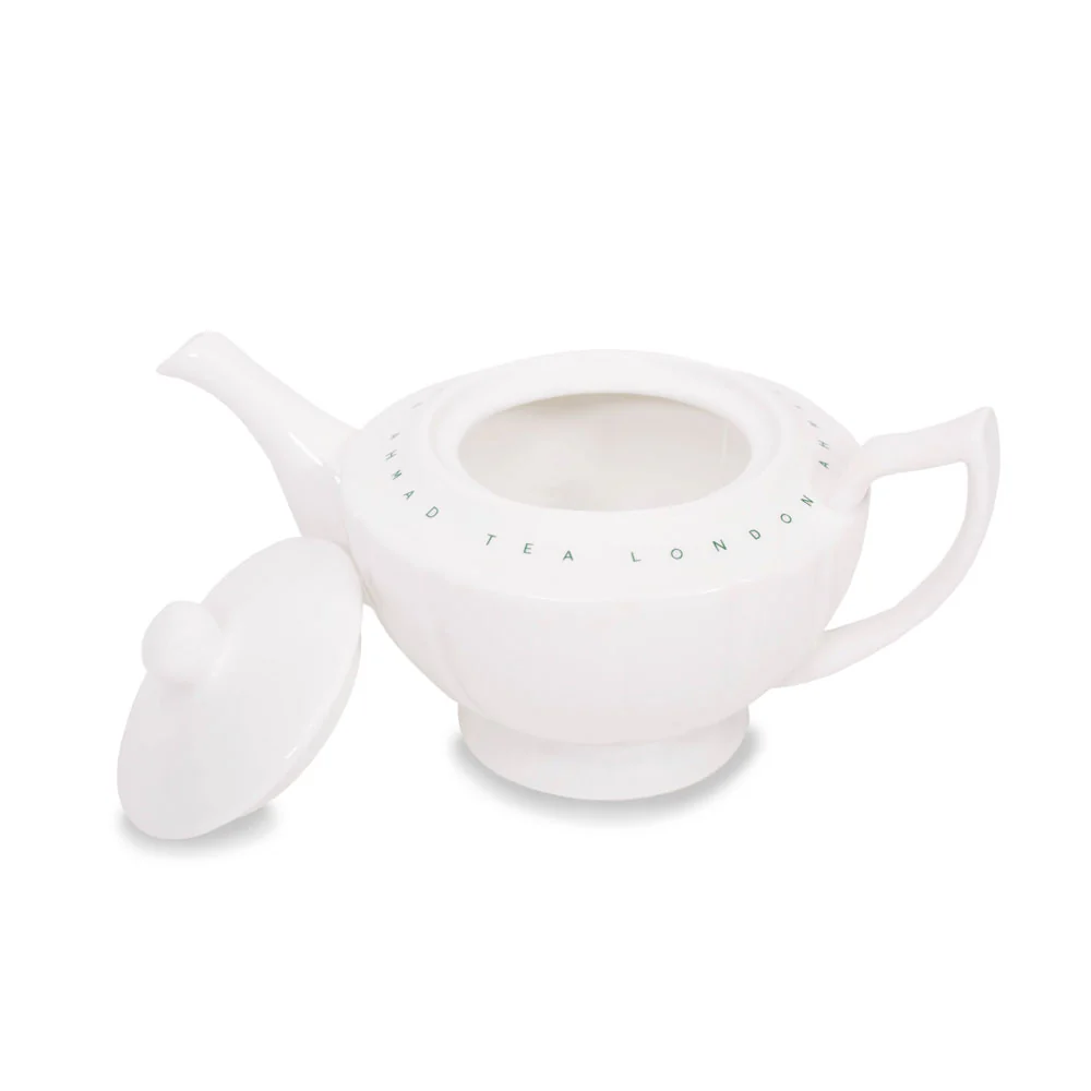 Ahmad Tea Porcelain White Teapot - Image 4