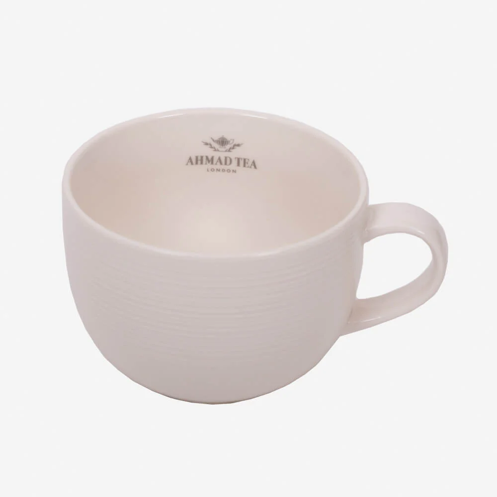 Ahmad Tea White Ceramic Mug Large - Image 3