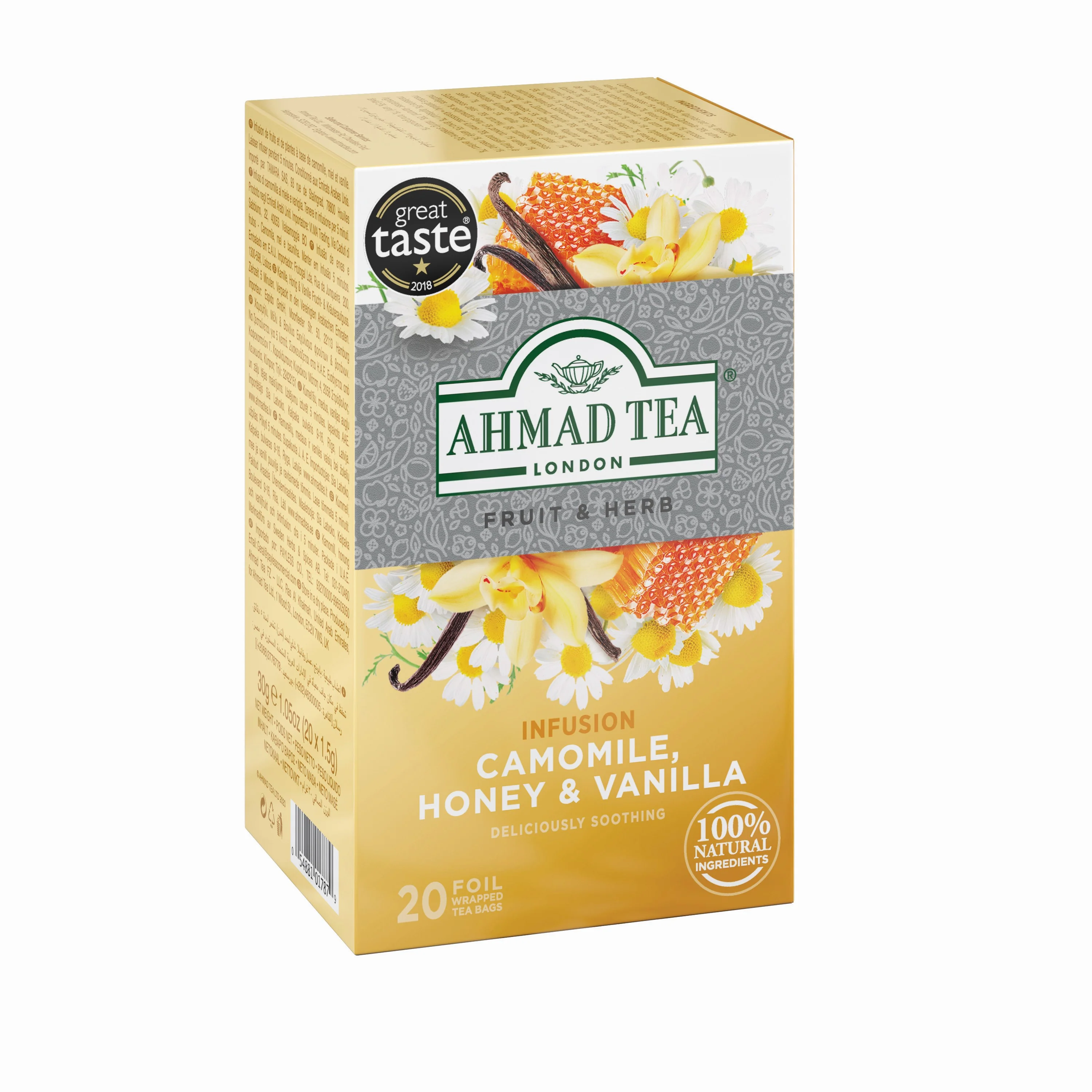 Camomile, Honey & Vanilla Infusion - 6 x 20 Teabags Subscription - Image 3