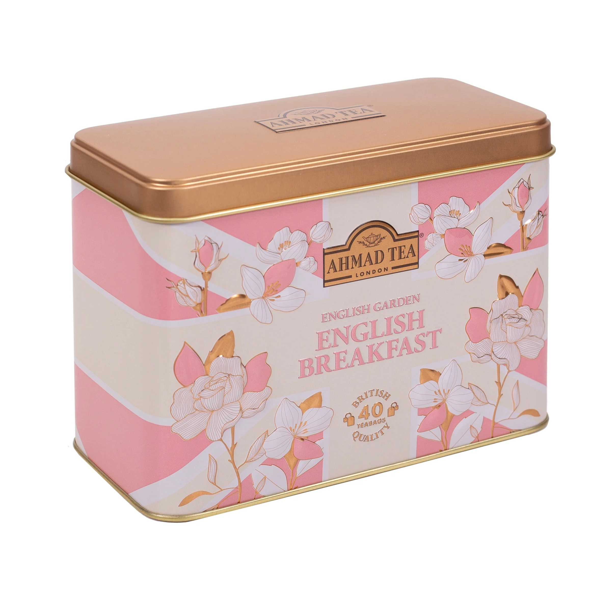 English Breakfast Tea - 40 Teabags in Caddy from English Garden Collection - Image 3