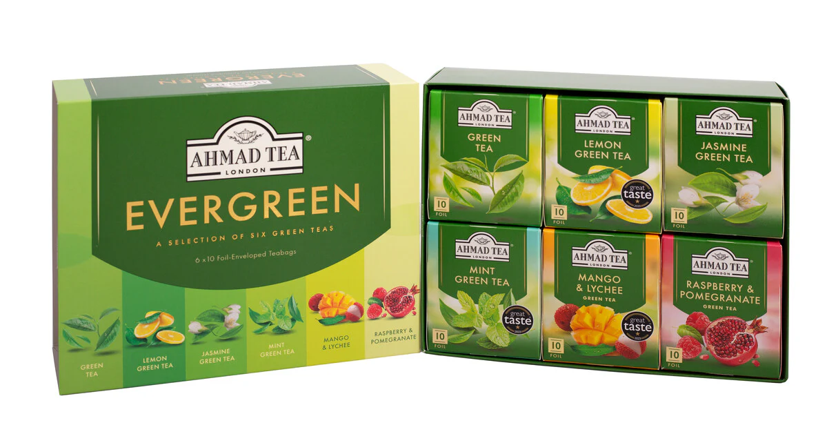 Evergreen Selection of 6 Green Teas - 60 Teabags - Image 6