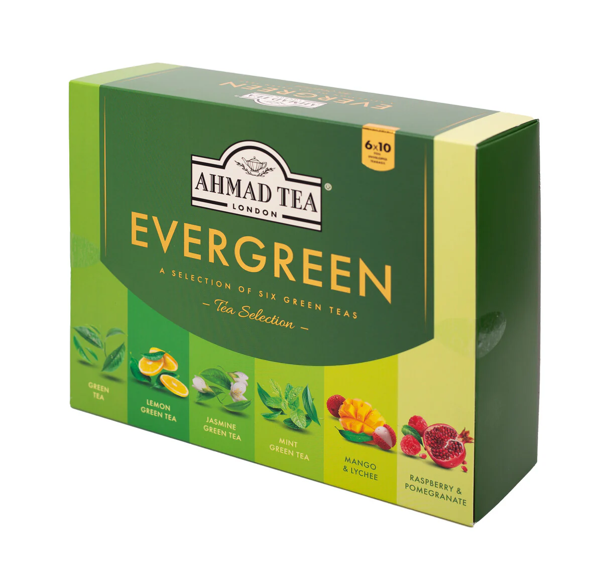 Evergreen Selection of 6 Green Teas - 60 Teabags - Image 7