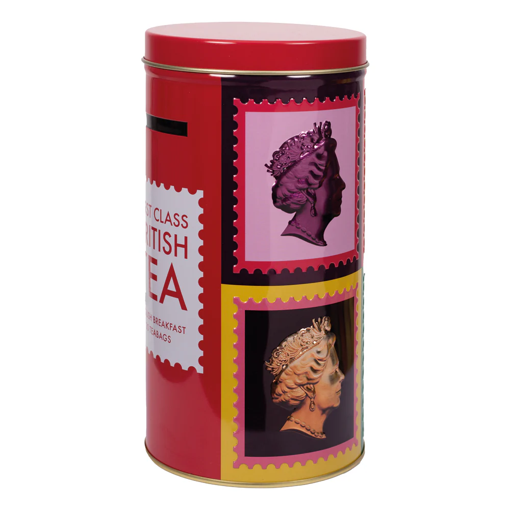 First Class Post Box Caddy with English Breakfast Tea - 30 Teabags - Image 4