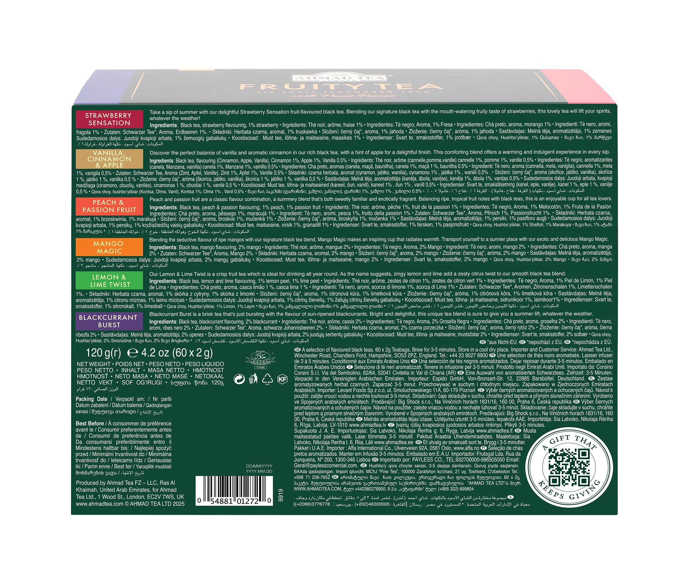 Fruitytea Selection of 6 Fruit Teas - 60 Teabags - Image 7
