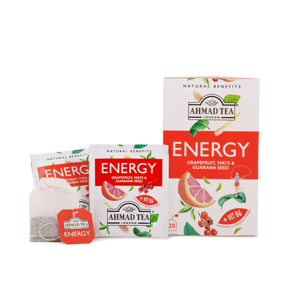 Grapefruit, Mate & Guarana Seed "Energy" Infusion - Teabags - Image 3