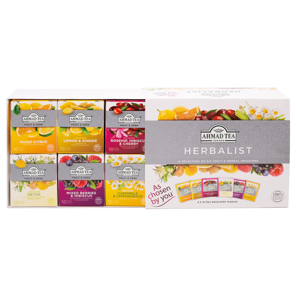 Herbalist Selection of 6 Fruit & Herb Infusions - 60 Teabags - Image 6