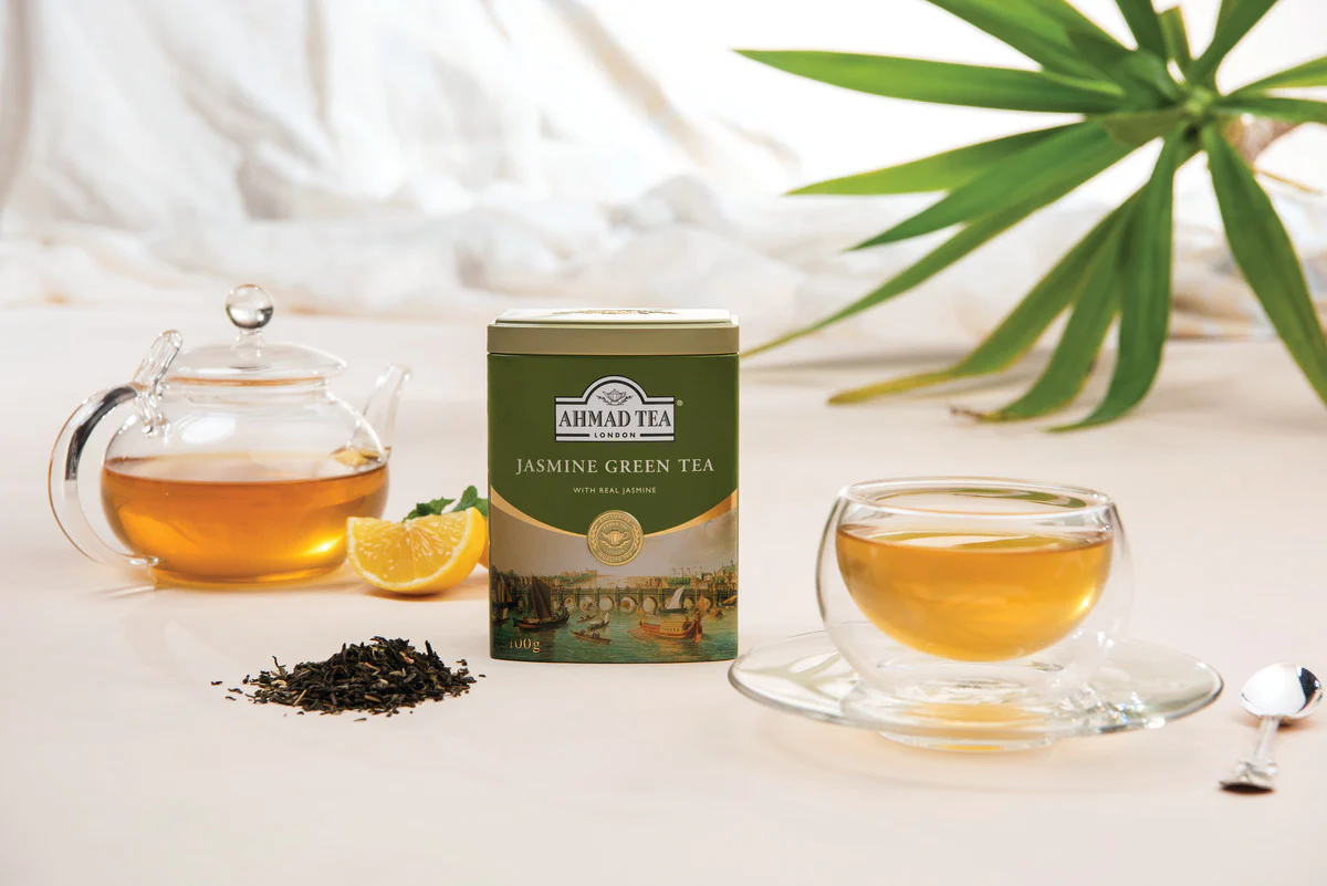 Jasmine Romance Green Tea - Loose Leaf Caddy from English Scene Collection - Image 3