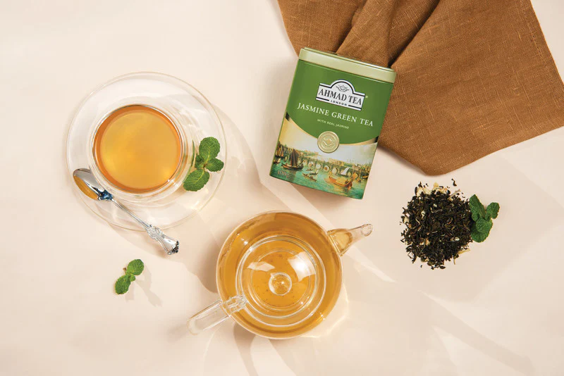 Jasmine Romance Green Tea - Loose Leaf Caddy from English Scene Collection - Image 4