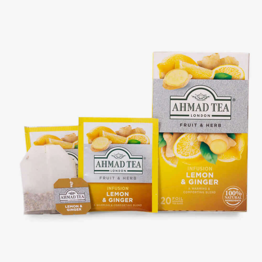 Lemon & Ginger Infusion Tea- 6 x 20 Teabags Subscription - Image 3