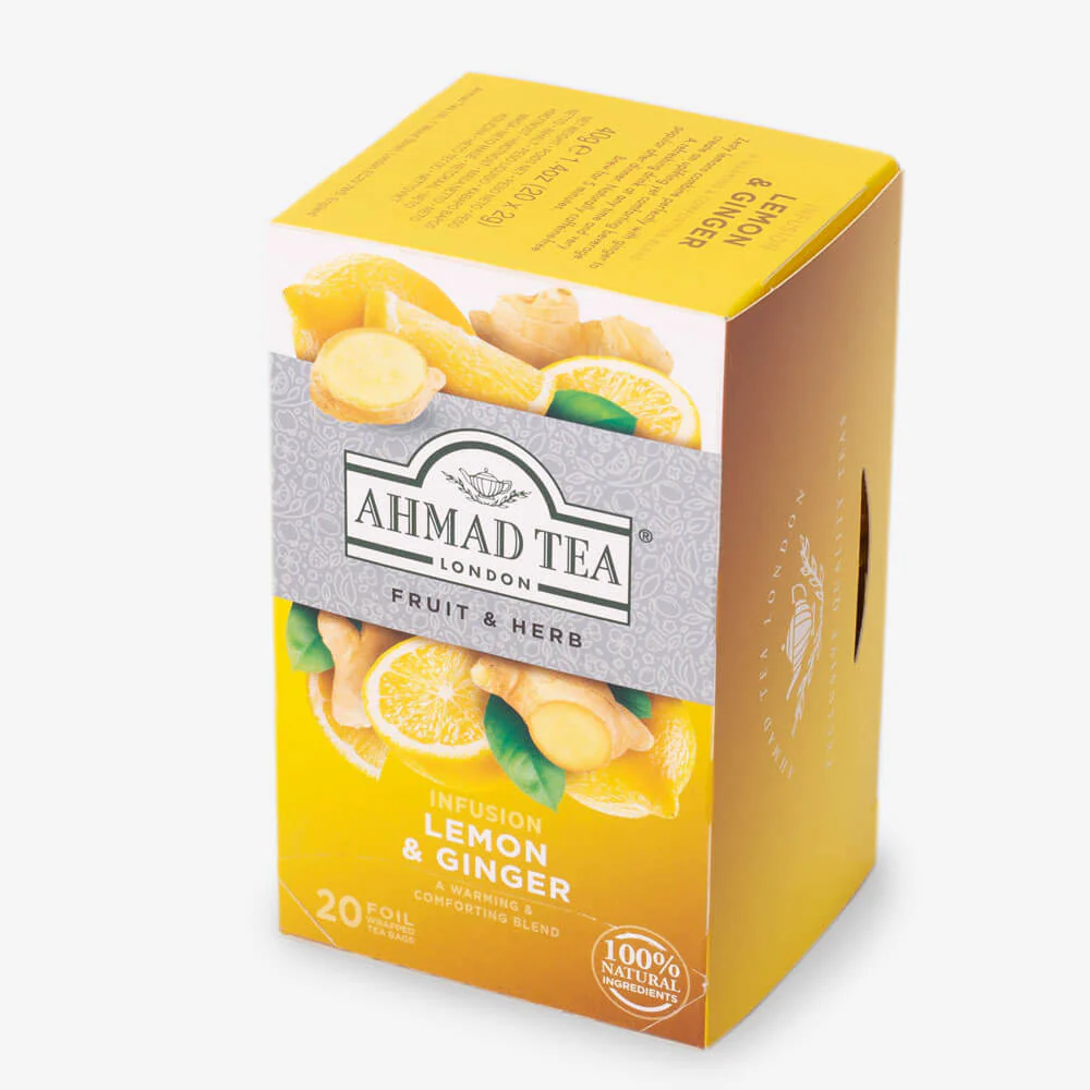 Lemon & Ginger Infusion Tea- 6 x 20 Teabags Subscription - Image 4