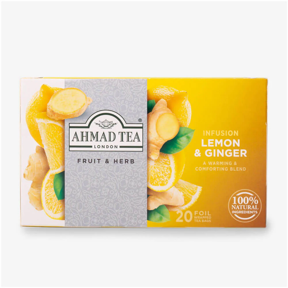 Lemon & Ginger Infusion Tea- 6 x 20 Teabags Subscription - Image 5