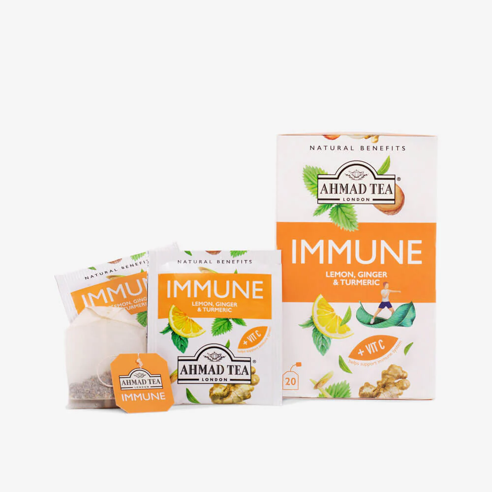 Lemon, Ginger & Turmeric "Immune" Infusion - Teabags - Image 4