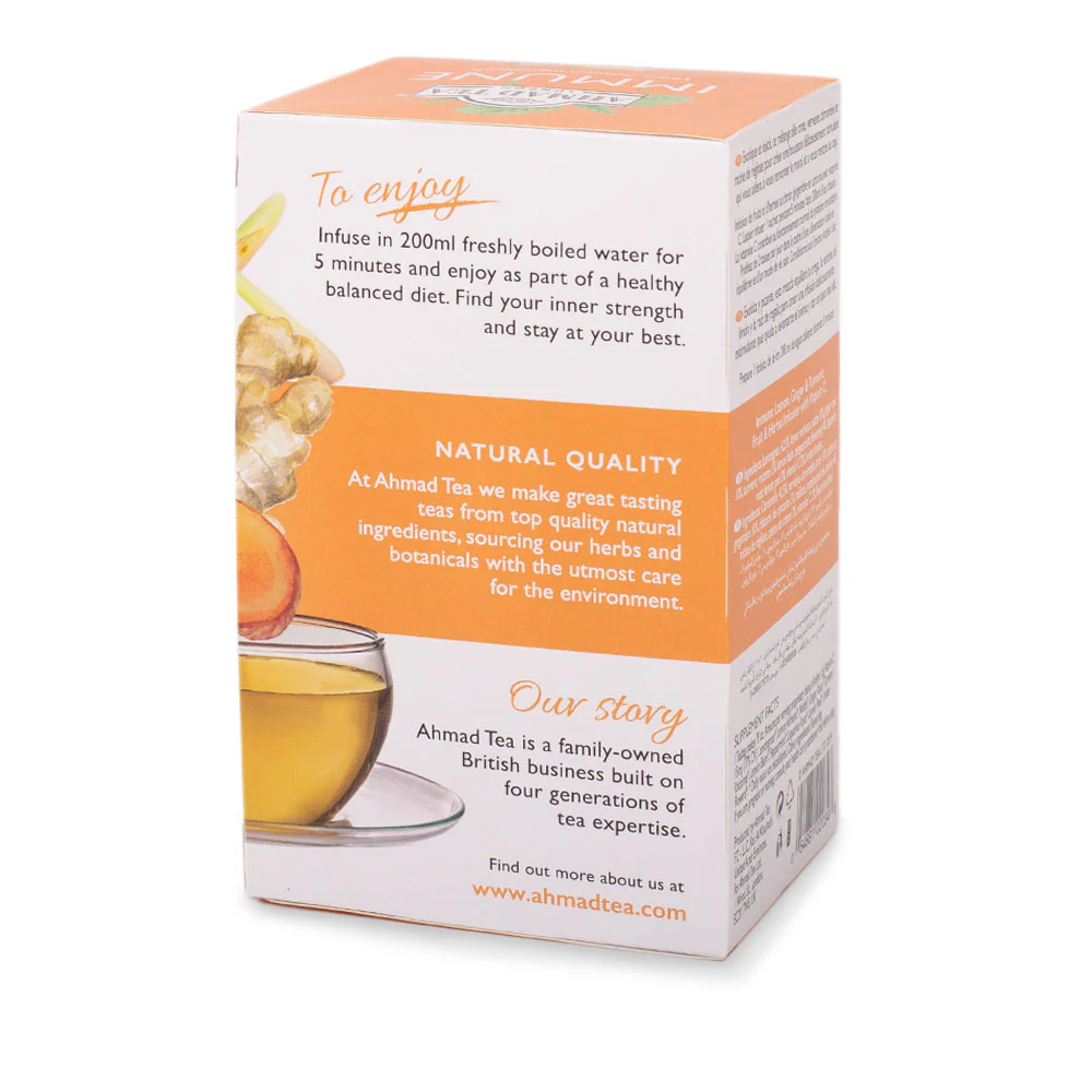 Lemon, Ginger & Turmeric "Immune" Infusion - Teabags - Image 6