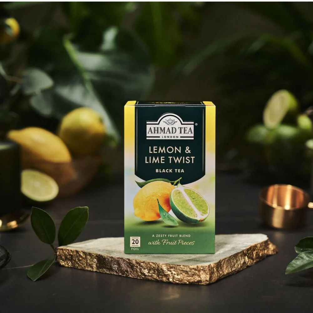 Lemon & Lime Twist Fruit Black Tea - Teabags - Image 3