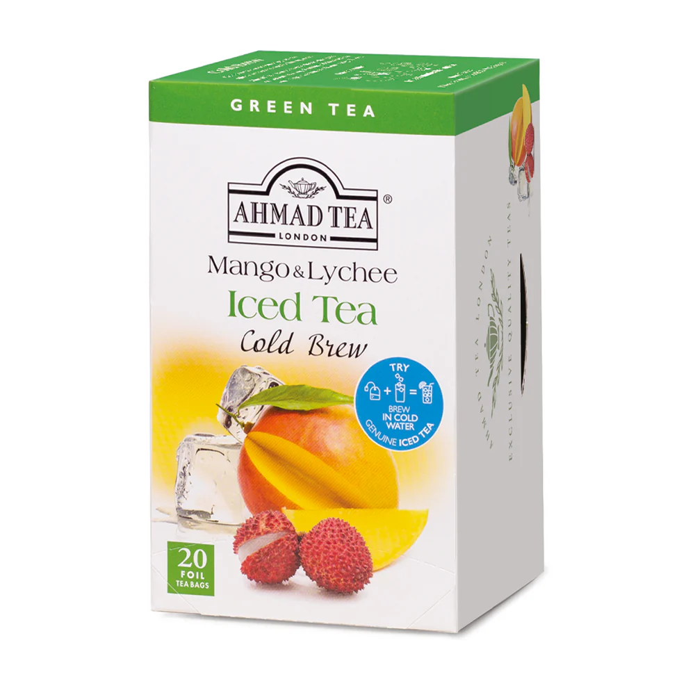Mango & Lychee Cold Brew Iced Green Tea - Teabags - Image 4
