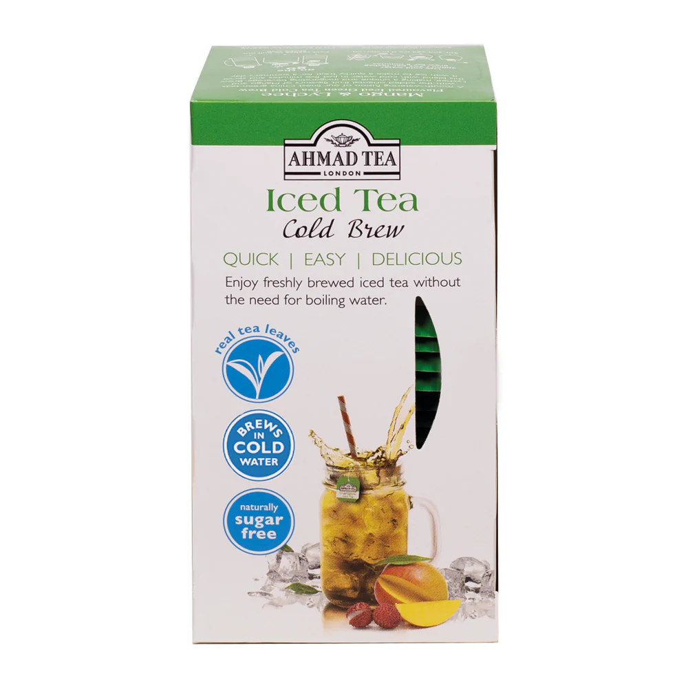 Mango & Lychee Cold Brew Iced Green Tea - Teabags - Image 6