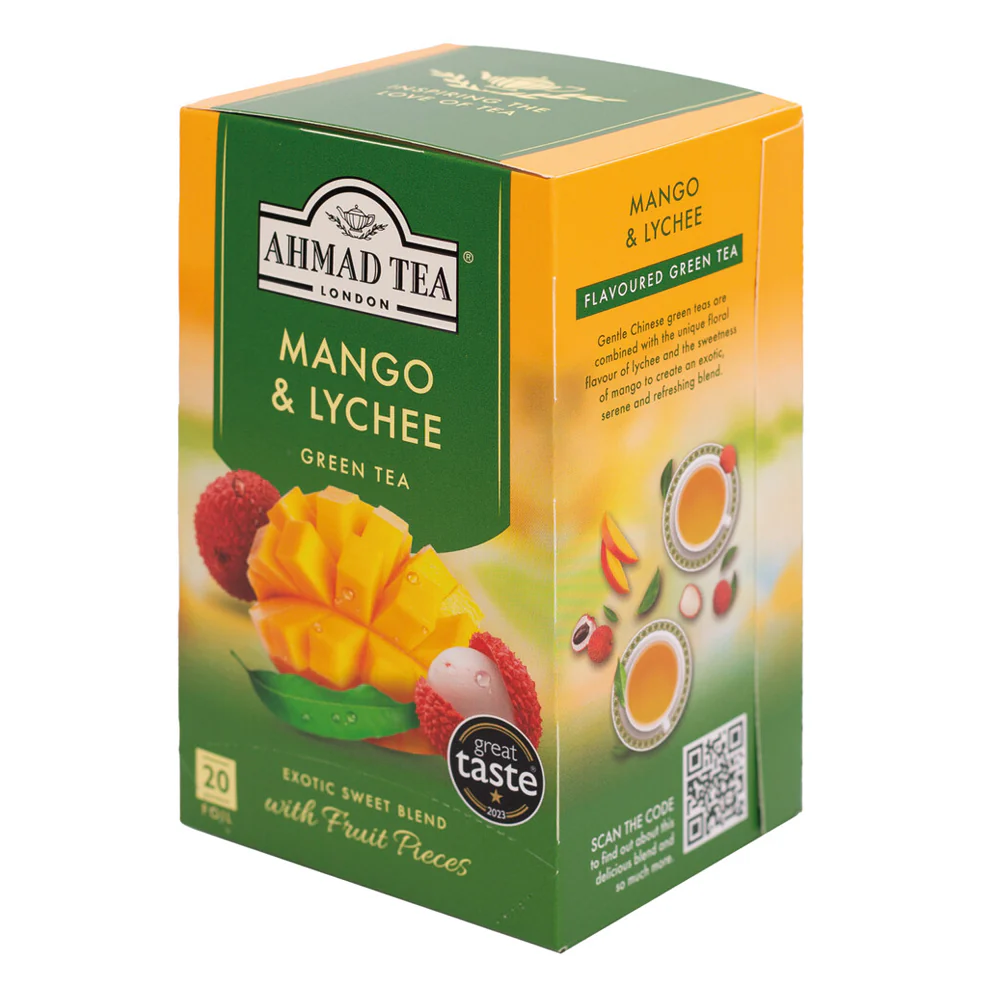 Mango & Lychee Green Tea - Teabags - Image 5