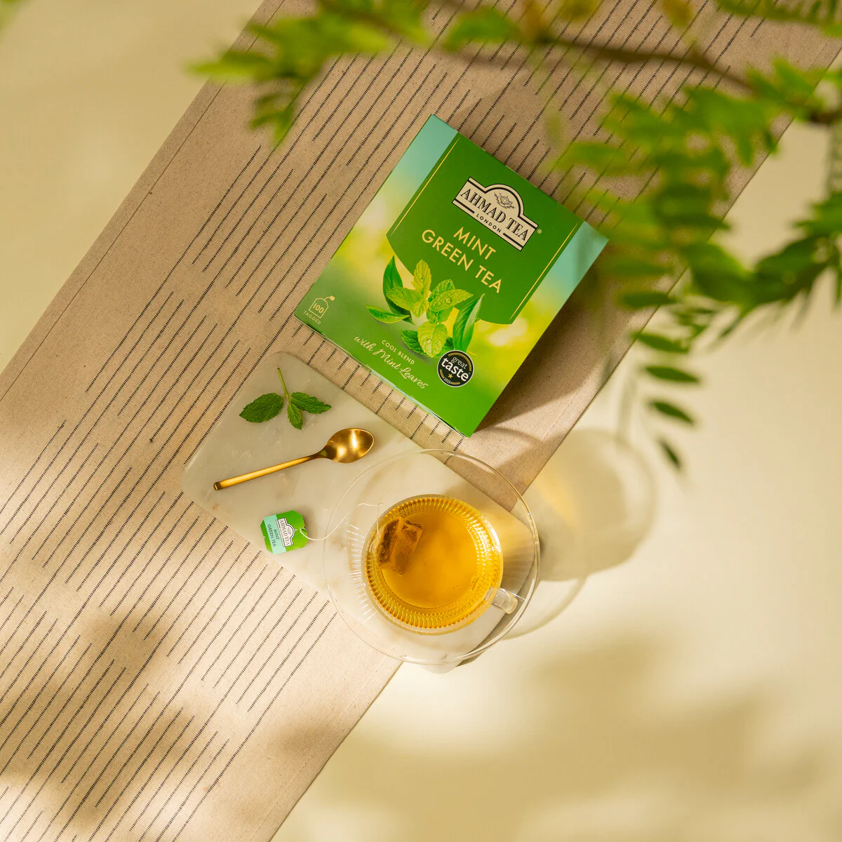 Mint Green Tea - Teabags - Image 4