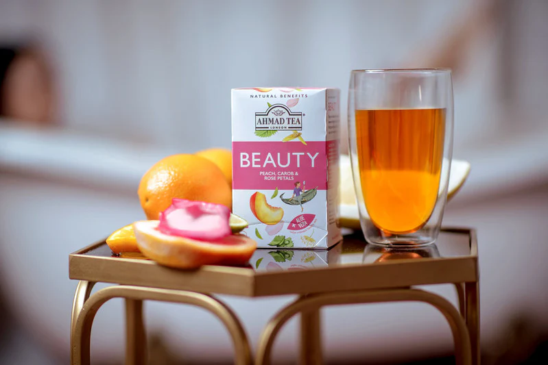 Peach, Carob & Rose Petals "Beauty" Infusion - Teabags - Image 7