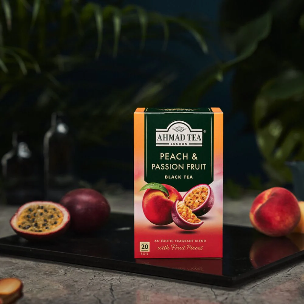 Peach & Passion Fruit Fruit Black Tea - Teabags - Image 3