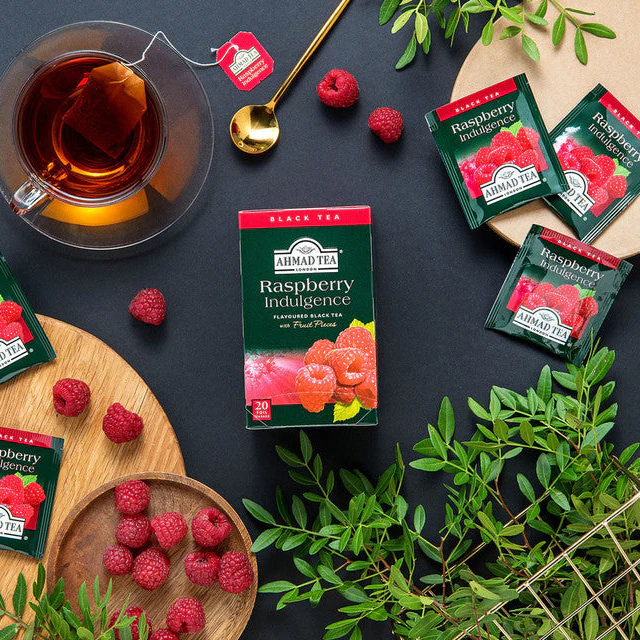 Raspberry Indulgence Fruit Black Tea - Teabags - Image 4