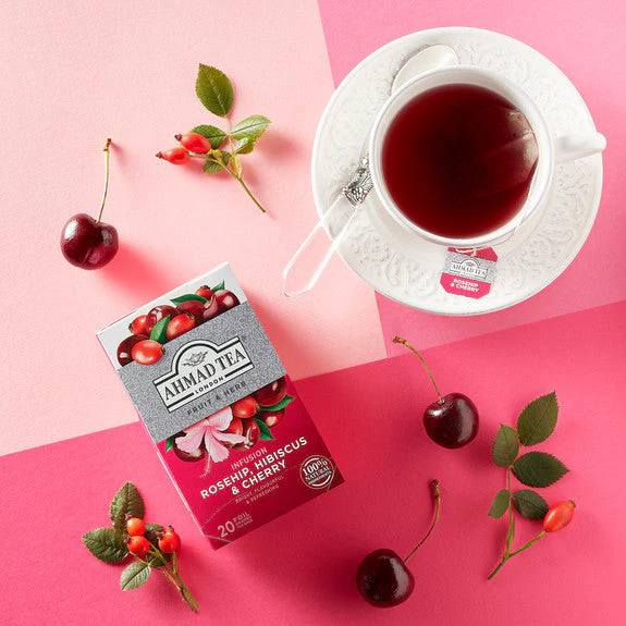 Rosehip, Hibiscus & Cherry Infusion - Teabags - Image 5