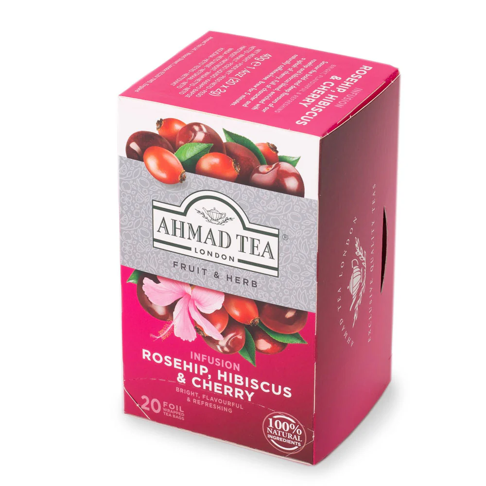 Rosehip, Hibiscus & Cherry Infusion - Teabags - Image 4