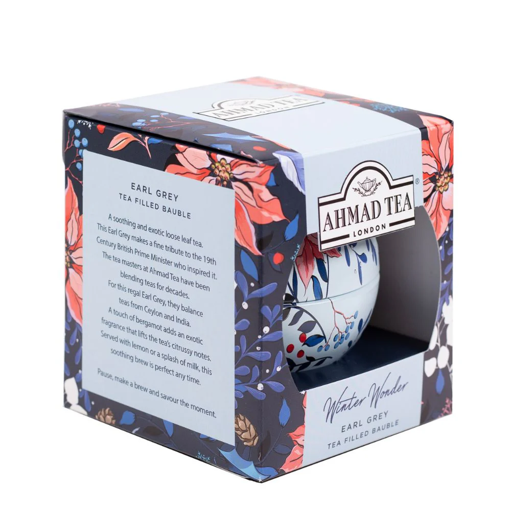 Winter Wonder Christmas Tree Tea Bauble - 25g Loose Earl Grey Tea - Image 6